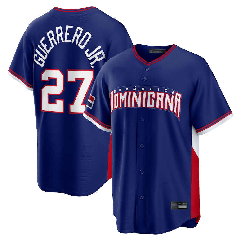 Choea NY.Mets #27 Mark Vientos Player Royal 2026 World Classic Home Limited Stitched Jerseys