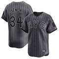 Choea NY.Mets #34 Kodai Senga Player Gray City Connect Limited Stitched Jerseys