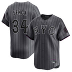 Choea NY.Mets #34 Kodai Senga Player Gray City Connect Limited Stitched Jerseys