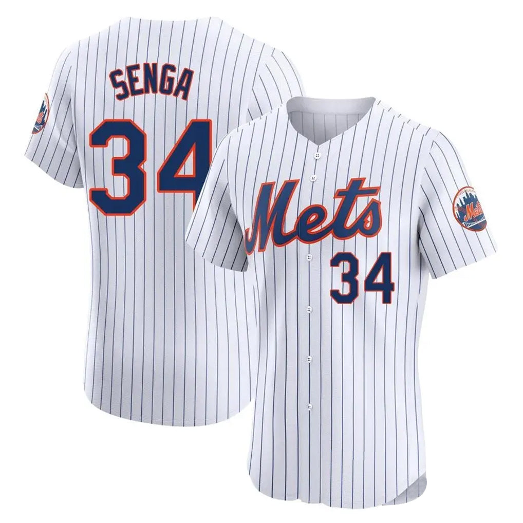 Choea NY.Mets #34 Kodai Senga Player White Home Limited Elite Stitched Jerseys