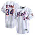 Choea NY.Mets #34 Kodai Senga Player White Home Limited Stitched Jerseys