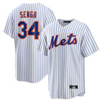 Choea NY.Mets #34 Kodai Senga Player White Home Replica Stitched Jerseys