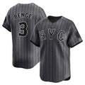 Choea NY.Mets #3 Carson Benge Player Gray City Connect Limited Stitched Jerseys