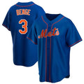 Choea NY.Mets #3 Carson Benge Player Royal Home Game Stitched Jerseys