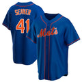 Choea NY.Mets #41 Tom Seaver Player Royal Home Game Stitched Jerseys