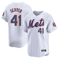 Choea NY.Mets #41 Tom Seaver Player White Home Replica Stitched Jerseys
