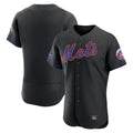 Choea NY.Mets Blank Player Black Alternate Elite Home Limited Stitched Jerseys