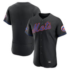 Choea NY.Mets Blank Player Black Alternate Elite Home Limited Stitched Jerseys