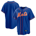 Choea NY.Mets Blank Player Royal Home Game Stitched Jerseys