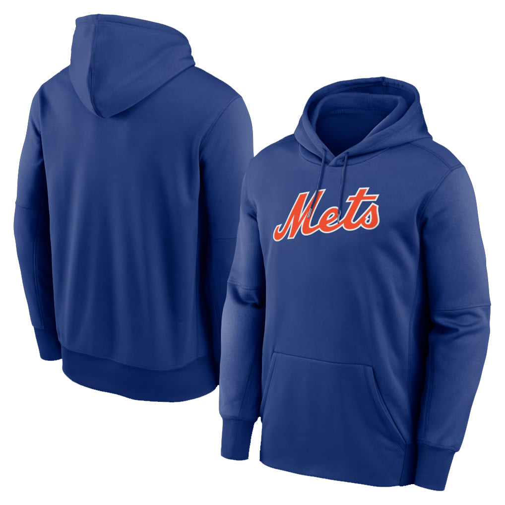 Choea NY.Mets Blank Player Royal Primary Therma Hoodie Stitched Jerseys