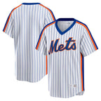 Choea NY.Mets Blank Player White Cooperstown Collection T-shirt Home Stitched Jerseys