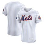 Choea NY.Mets Blank Player White Home Limited Elite Stitched Jerseys