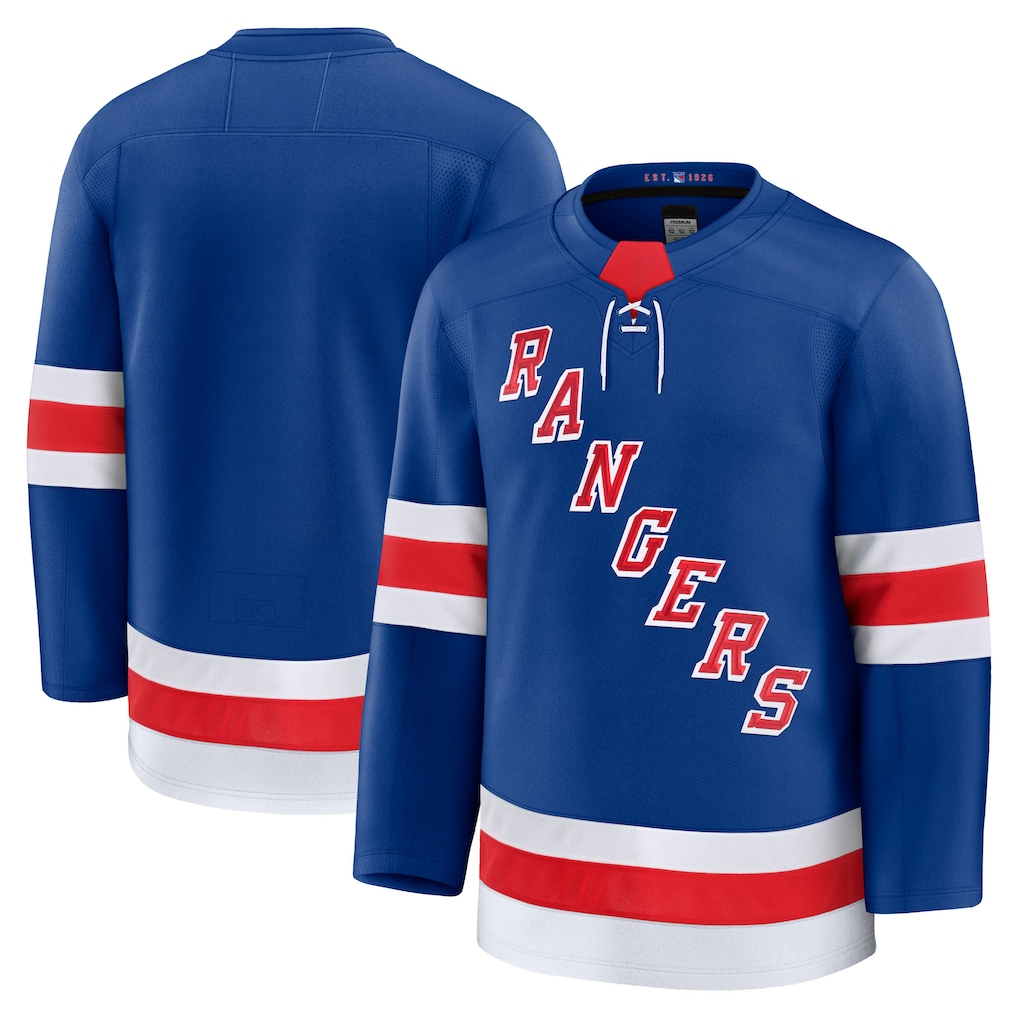 Choea NY.Rangers Blue Home Premium Jerseys