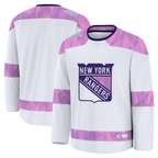 Choea NY.Rangers White 2024 Hockey Fights Cancer Practice Jerseys