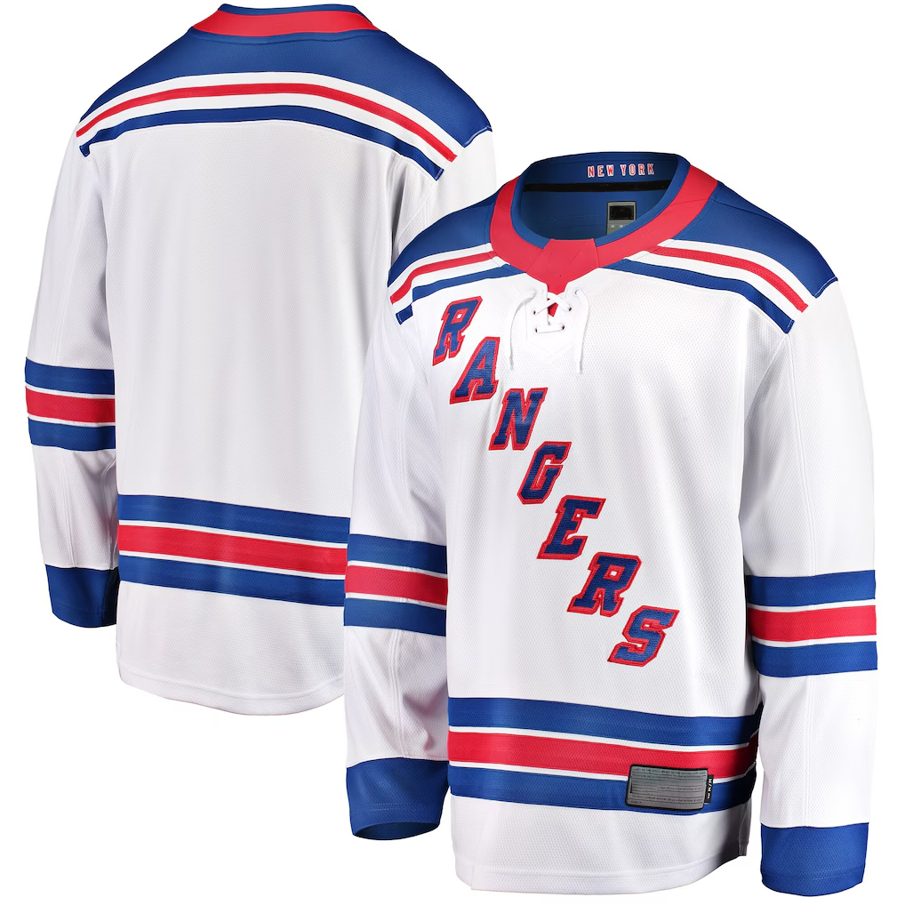 Choea NY.Rangers White Breakaway Jerseys