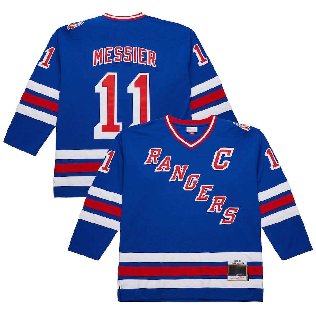 Choea NY.Rangers #11 Mark Messier Royal 1993-94 Power Play Jerseys