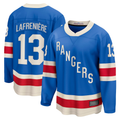 Choea NY.Rangers #13 Alexis Lafreniere Blue Centennial Breakaway Jerseys