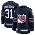 Choea NY.Rangers #31 Igor Shesterkin Navy Alternate Premier Player Jerseys
