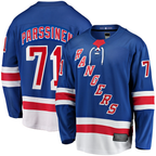 Choea NY.Rangers #71 Juuso Parssinen Blue Home Breakaway Jerseys