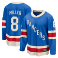 Choea NY.Rangers #8 J.T. Miller Blue Centennial Breakaway Jerseys
