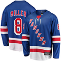 Choea NY.Rangers #8 J.T. Miller Blue Home Breakaway Jerseys
