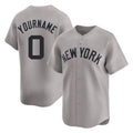 Choea NY.Yankees #0 Marcus Stroman Player Gray Limited Home Stitched Jerseys