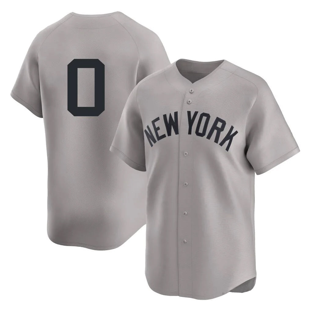 Choea NY.Yankees #0 Marcus Stroman Player Gray Limited Stitched Jerseys