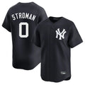 Choea NY.Yankees #0 Marcus Stroman Player Navy Alternate Limited Home Stitched Jerseys