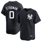 Choea NY.Yankees #0 Marcus Stroman Player Navy Alternate Limited Home Stitched Jerseys