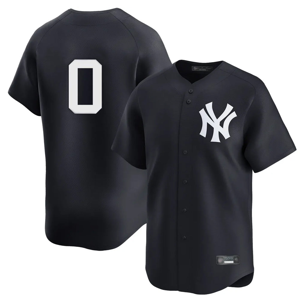 Choea NY.Yankees #0 Marcus Stroman Player Navy Alternate Limited Stitched Jerseys