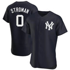 Choea NY.Yankees #0 Marcus Stroman Player Navy Limited Elite Home Stitched Jerseys