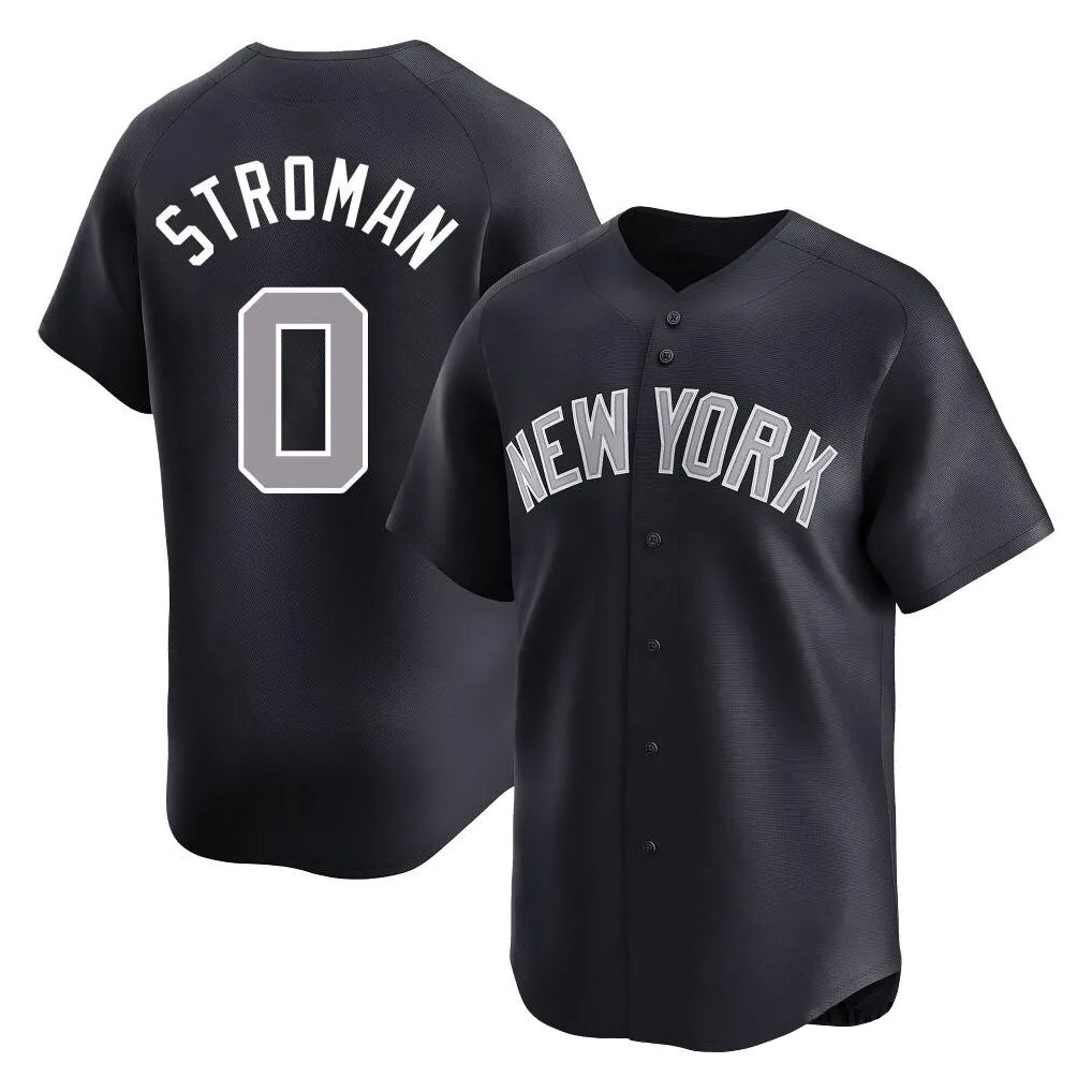 Choea NY.Yankees #0 Marcus Stroman Player Navy Limited Home Stitched Jerseys