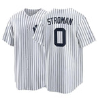 Choea NY.Yankees #0 Marcus Stroman Player White Game Home Stitched Jerseys