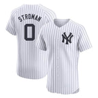 Choea NY.Yankees #0 Marcus Stroman Player White Limited Elite Home Stitched Jerseys