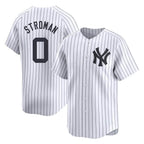 Choea NY.Yankees #0 Marcus Stroman Player White Limited Home Stitched Jerseys