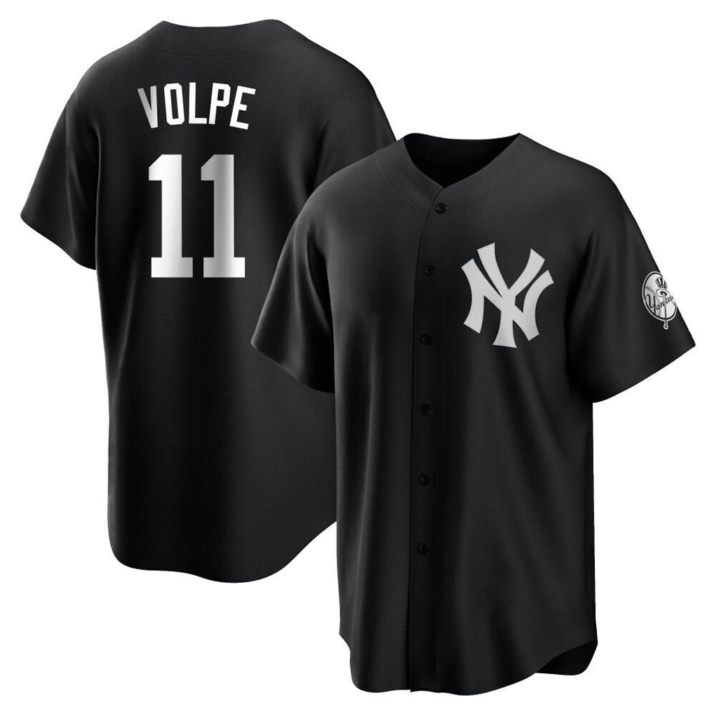 Choea NY.Yankees #11 Anthony Volpe Player Black Game Stitched Jerseys