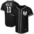 Choea NY.Yankees #11 Anthony Volpe Player Black Out Game Stitched Jerseys