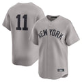 Choea NY.Yankees #11 Anthony Volpe Player Gray Limited Home Stitched Jerseys