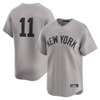 Choea NY.Yankees #11 Anthony Volpe Player Gray Limited Home Stitched Jerseys