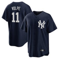 Choea NY.Yankees #11 Anthony Volpe Player Navy Game Stitched Jerseys