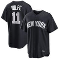 Choea NY.Yankees #11 Anthony Volpe Player Navy Home Game Stitched Jerseys