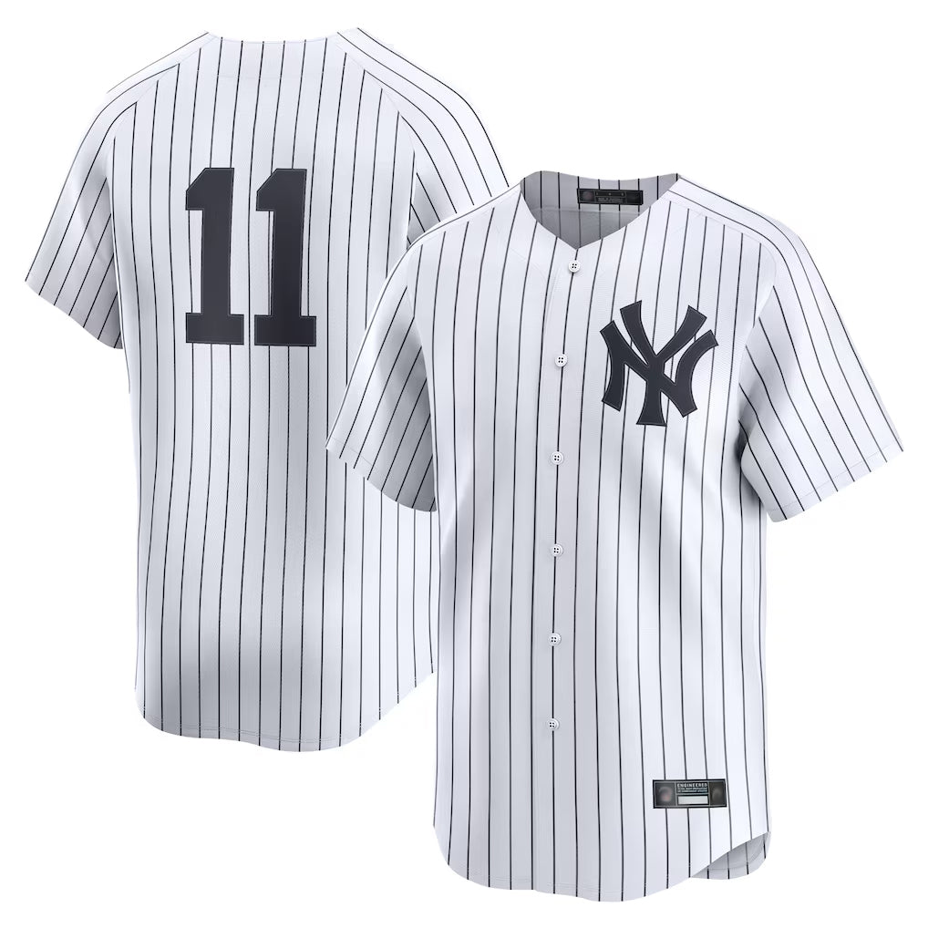 Choea NY.Yankees #11 Anthony Volpe Player White Limited Home Stitched Jerseys