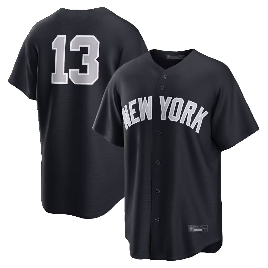 Choea NY.Yankees #13 Jazz Chisholm Jr Player Navy Game Home Stitched Jerseys