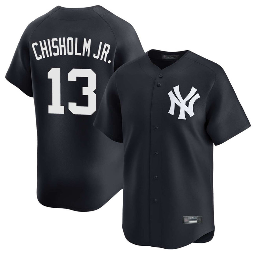 Choea NY.Yankees #13 Jazz Chisholm Jr Player Navy Limited Game Stitched Jerseys
