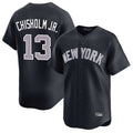 Choea NY.Yankees #13 Jazz Chisholm Jr Player Navy Limited Home Stitched Jerseys