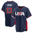 Choea NY.Yankees #13 Jazz Chisholm Jr Player Navy USA 2026 World Classic Limited Game Stitched Jerseys