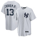Choea NY.Yankees #13 Jazz Chisholm Jr Player White Game Home Stitched Jerseys