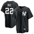 Choea NY.Yankees #22 Ben Rice Player Black Game Home Stitched Jerseys