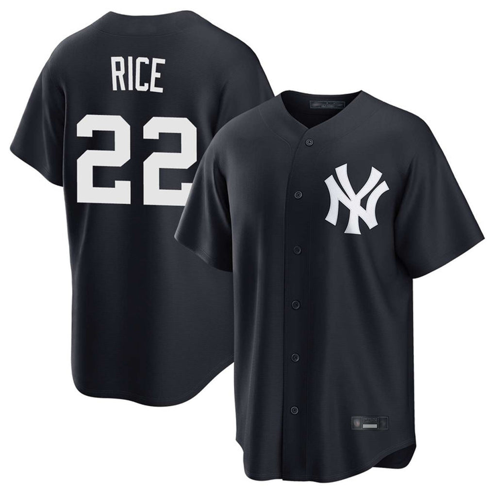 Choea NY.Yankees #22 Ben Rice Player Navy Game Home Stitched Jerseys