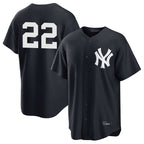 Choea NY.Yankees #22 Ben Rice Player Navy Game Stitched Jerseys